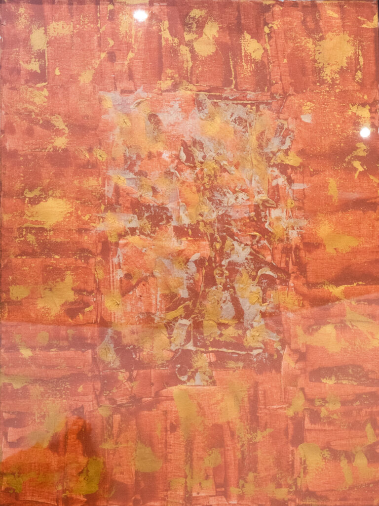 Peinture abstraite inspirée des émotions intérieures et la connexion à soi – série ce qui brille d'un éclat "Brillant" – artiste BKenzArt